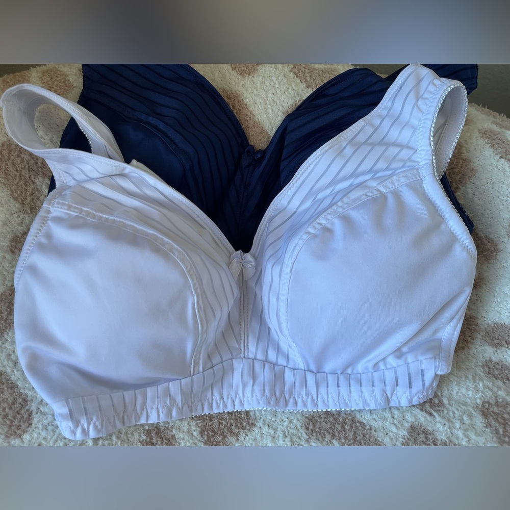 Rhonda Shear 2-pack Striped Pin-Up Bra New Size Medium - Picture 4 of 9